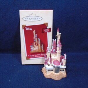 Disney Castle in the Forest Beauty & the Beast 2002 Hallmark Keepsake Ornament